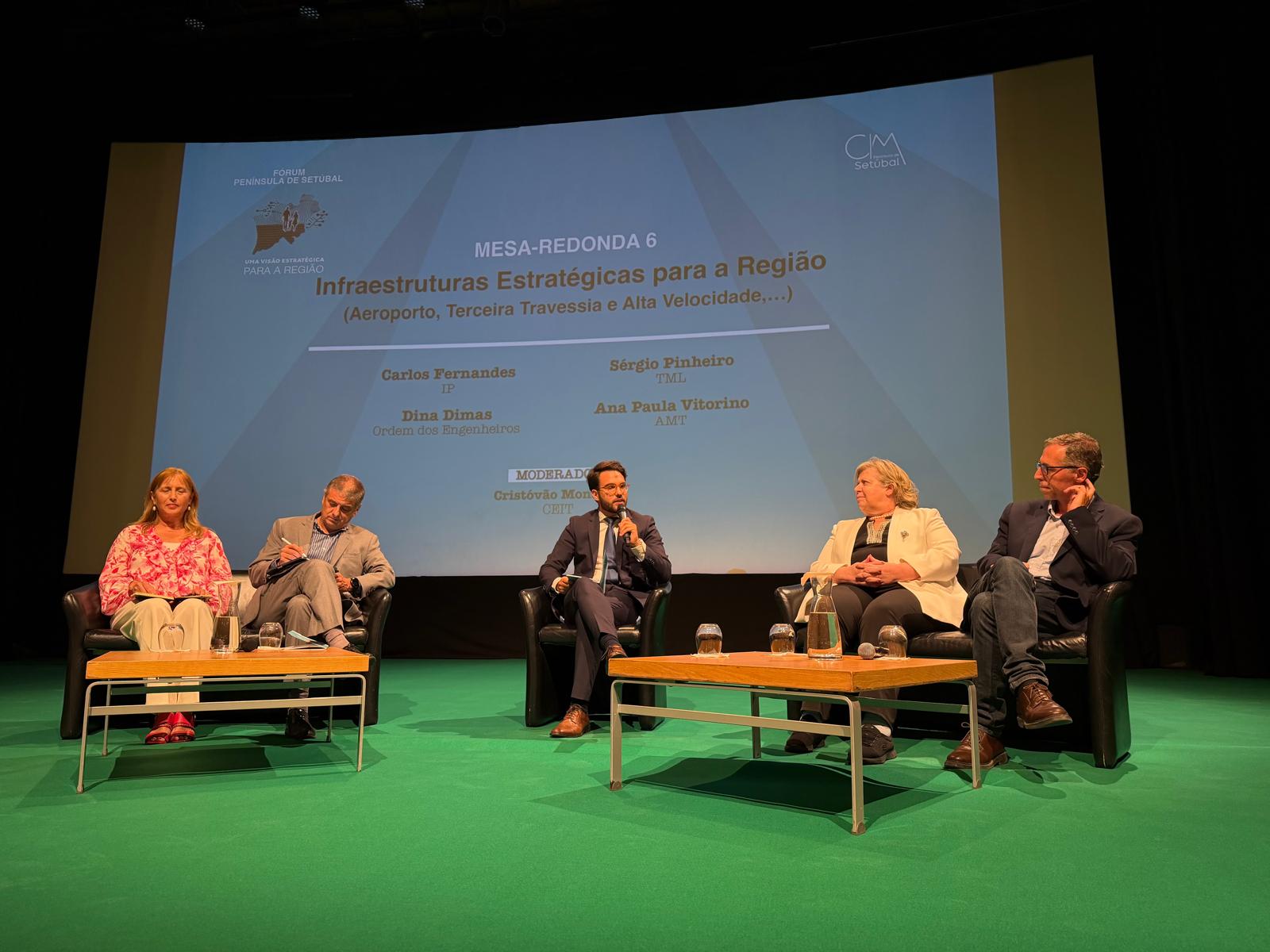 Presidente da AMT em debate sobre as infraestruturas estratégicas para a Península de Setúbal